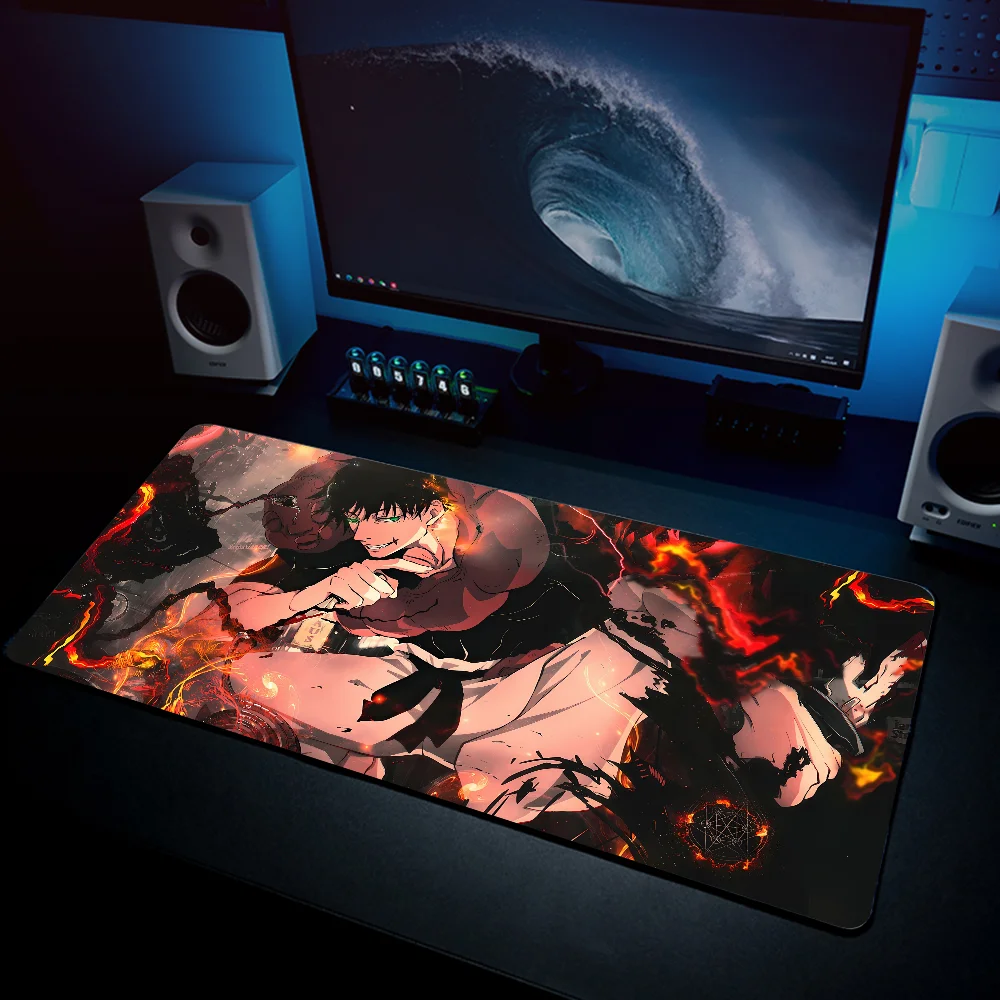 anime Toji Fushiguro  Mousepad Mouse Mat Desk Mat With Pad Gaming Accessories Prime Gaming XXL Keyboard Pad