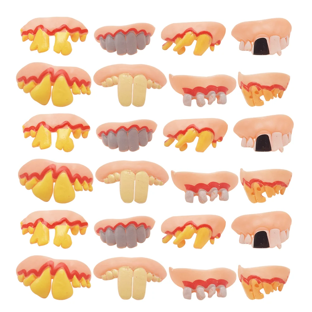 

30 шт., искусственные зубы для карнавальных протезов