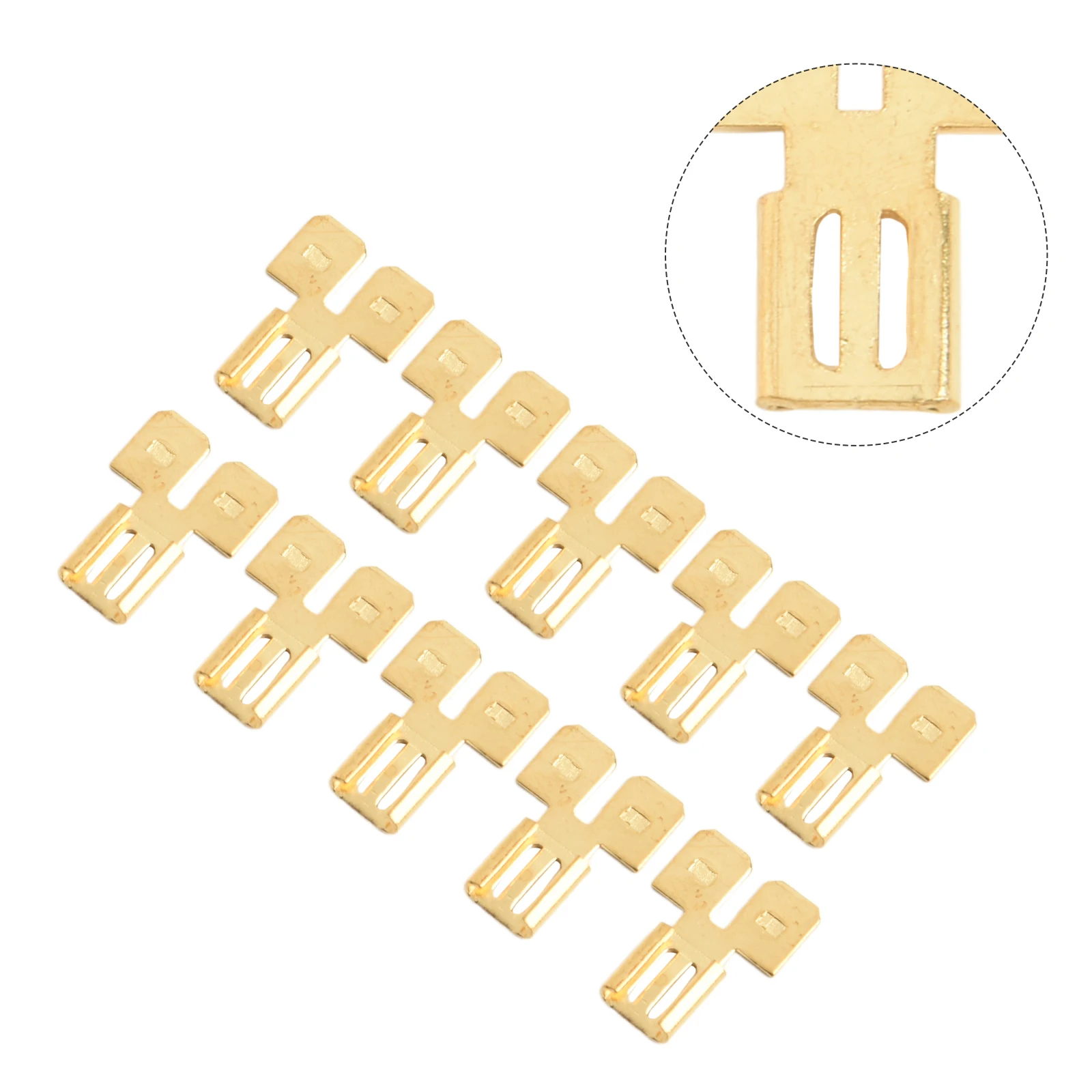0.23 Inch 6mm Male Tabs Quick Disconnect Electrical Connector Quick Disconnect Terminal Wear And Tear Resistant For Automobiles