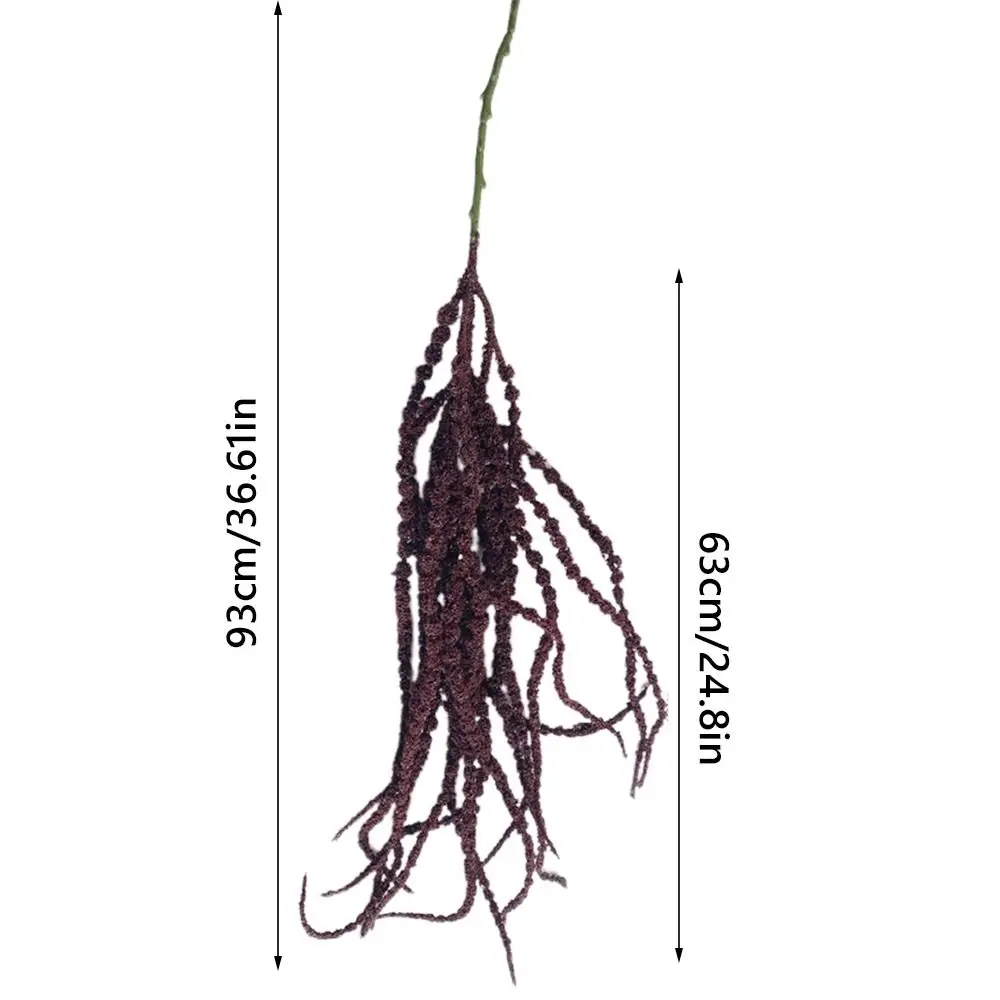 متعدد الألوان الاصطناعي نبات معلق رغوة الملحقات مقلد أمارانثوس كوداتوس صور الدعائم حلية #5