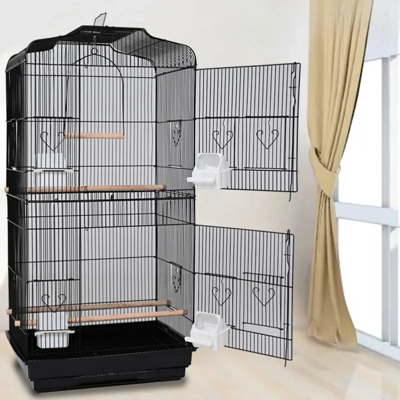 

Cover Toys Hut Bird Cages Parrot Rabbit Outdoor Stand Bird Cages House Stuff Breeding Box Decorativa Pet Products