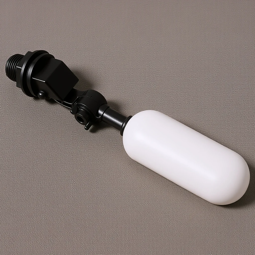 

Automatic Shut Off Plastic Float Ball Valve 4 Points Mini Water Tank Refill Water Conservation Easy Install for Aquaculture