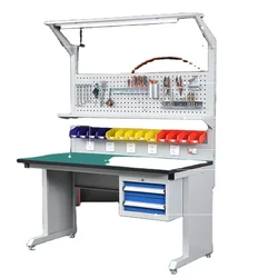 New Industrial Adjustable Table Anti Static Production Line Lab Electronic Esd Workbenches