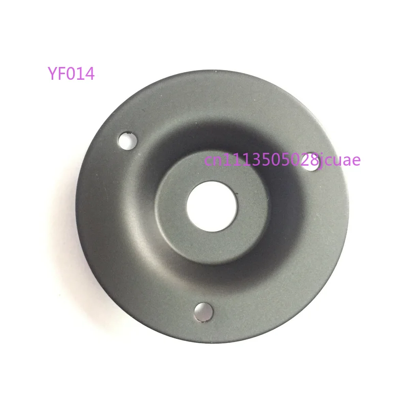 

2Pcs Recessed Steel Jack Plate 2 Inch Round 1/4 Inch Audio Socket Panel for Guitar Speaker Cabinet
