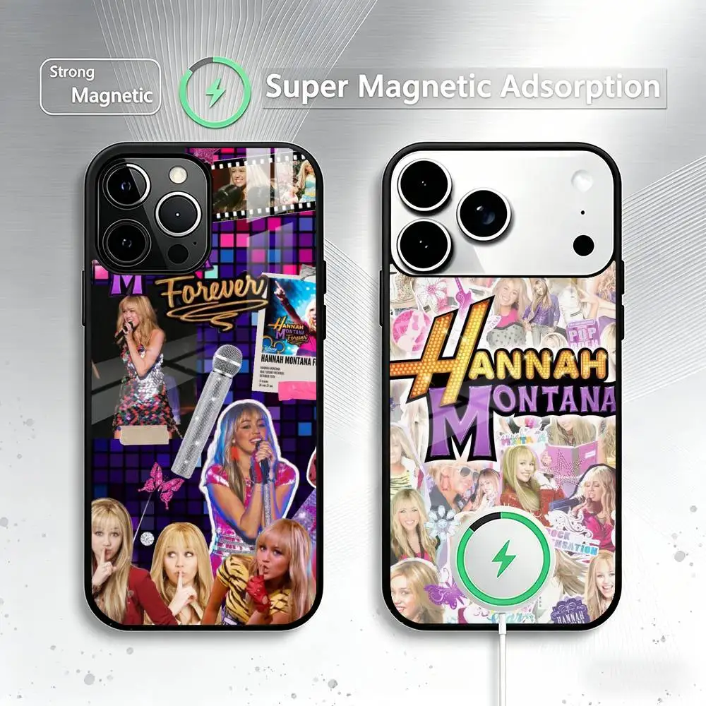 

H-Hannah M-Montanas Phone Case For iPhone17,16,15,14,13,12,11 Plus,Pro Magnetic with Magsafe Wireless Charging