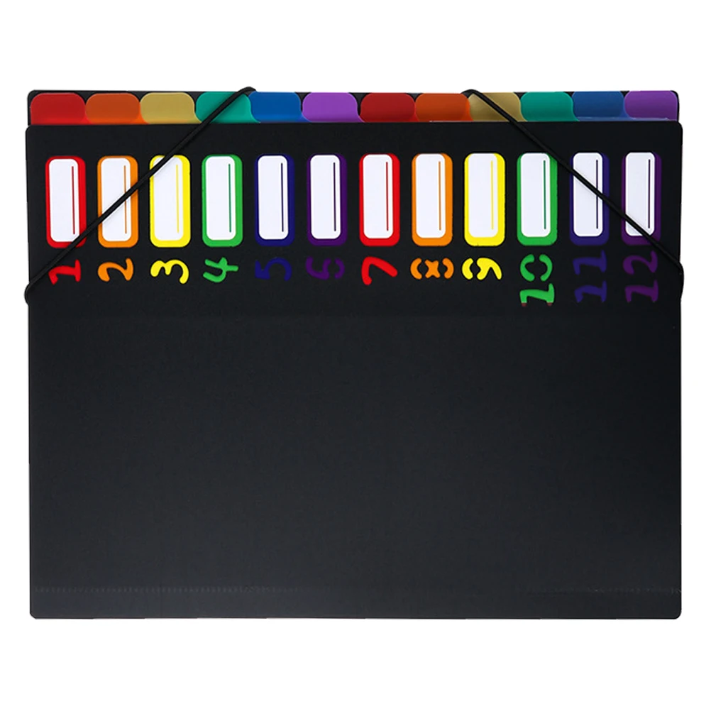 

Multi-Use A4 Document Folder Receipt Plastic Organizer Portable File Storage Bag Folder Document Organizer Home