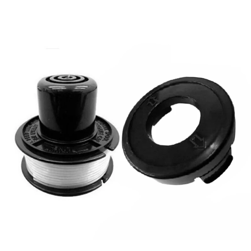 Trimming Trimmer Spools Kit Bump Cap Cover For Black&Decker ST4000 ST4050 ST4500 682378-02 Trimming Gardening Tool Parts Cutter