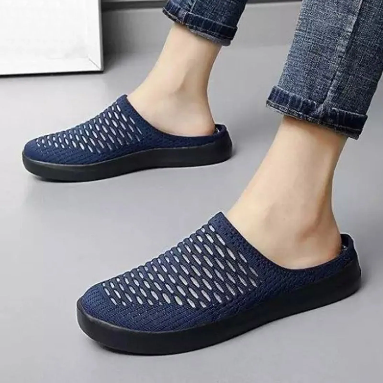 Women Slippers Sandals 2024 Summer Beach Slippers Women Breathable Mesh Flat Shoes Women Flip Flops Zapatos Mujer Home Slippers