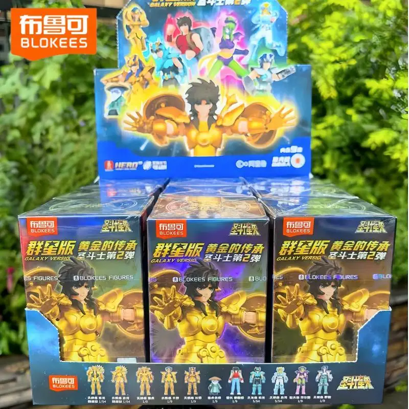 

Новые фигурки героев Blokees Saint Seiya Galaxy Version 2, Camus Hoyoga Dohko Milo Shiryu Pegasus Nachi, аниме-фигурки, игрушки, подарки