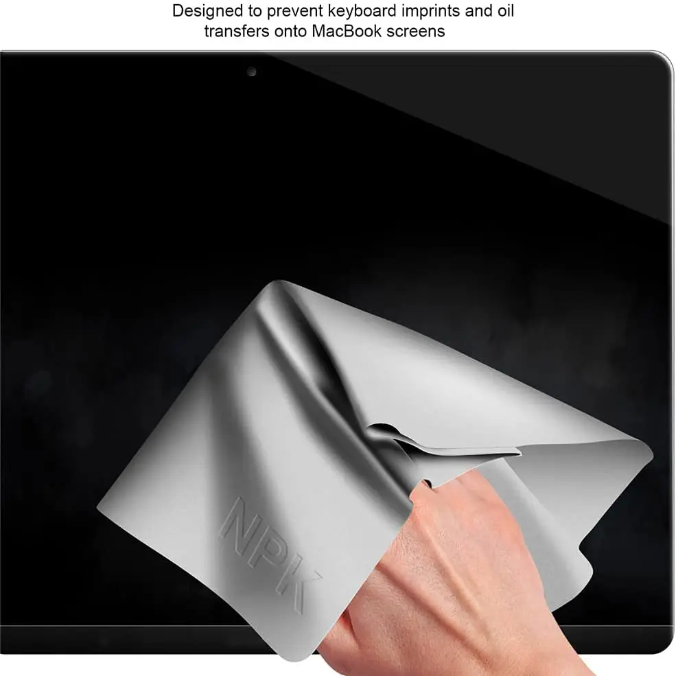 Cleaning Cloth Cover for Apple, for MacBook Pro 13/15/16 Inch Microfiber Dustproof Protective Film, Laptop Keyboard Blanket