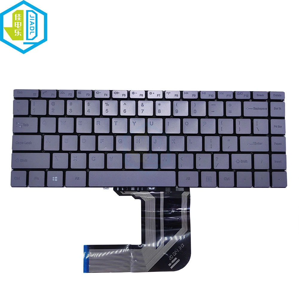 US English Keyboard Backlight For BMAX MaxBook Y13 13.3 USA Keyboards Laptop Backlit Teclado F8 WiFi Keycap XK-HS205 MB30010010