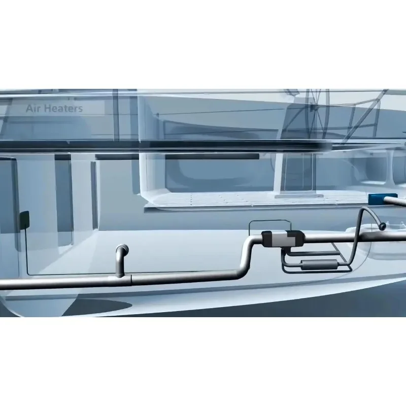 Marine Heater 12/24 Volt Heater 2.2kw With 1 Meter Ducting