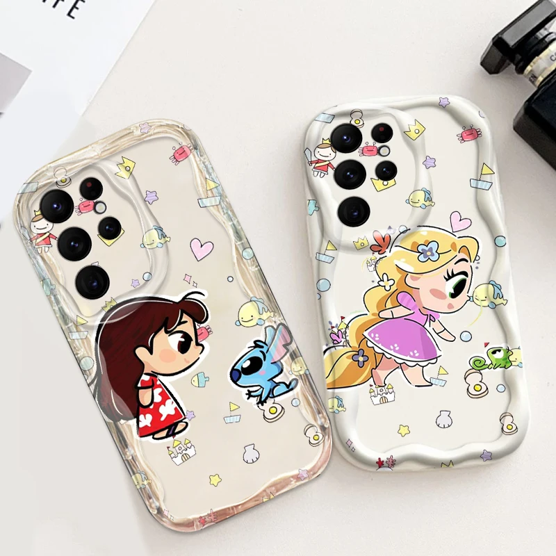 Disney Prinses Belle Kawaii Voor Samsung S24 S23 S21 S20 Ultra Plus Fe A73 A72 A71 A51 A31 A 05S A05 A04 5G Golf Olie Terug