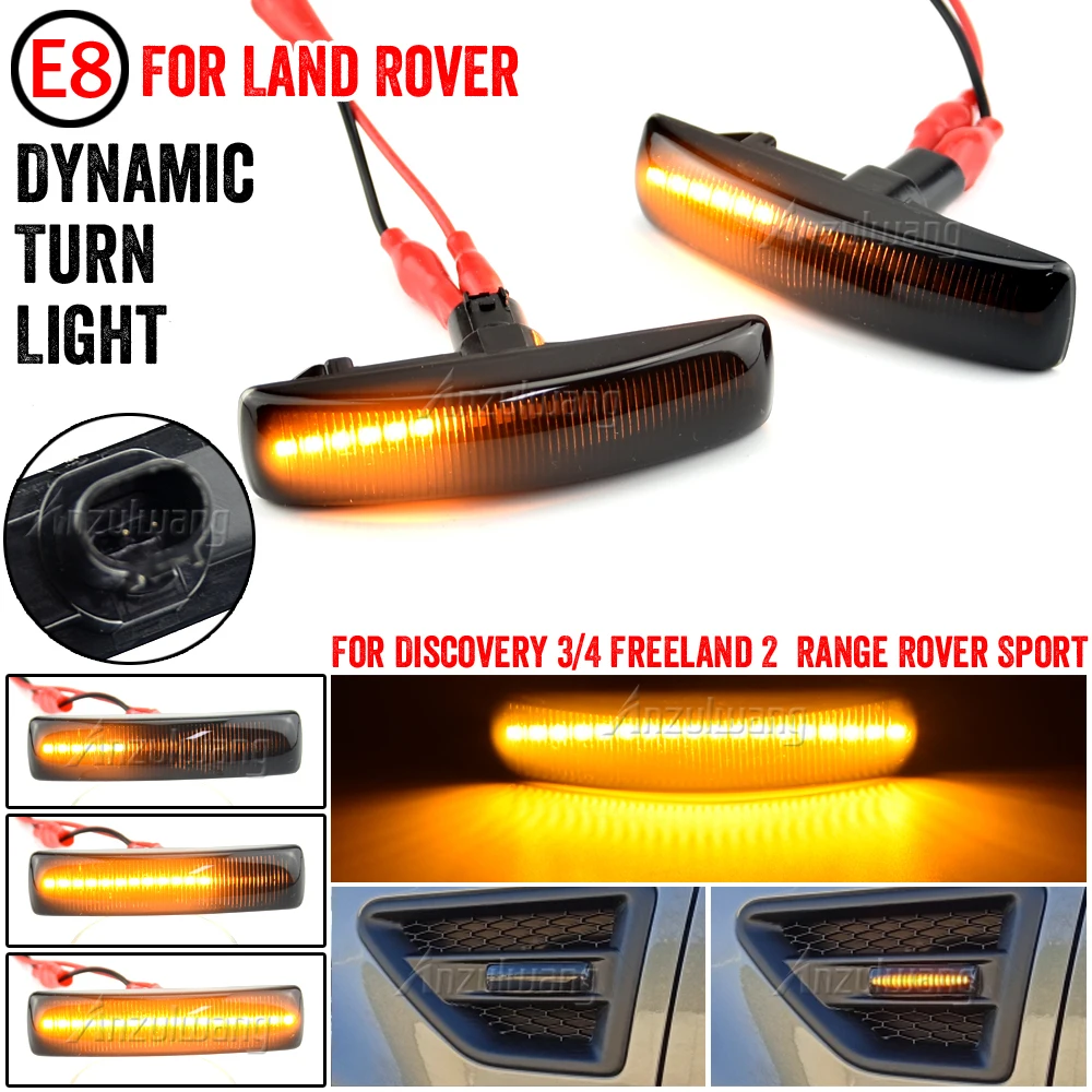 

2x LED Side Marker Lamp Repeater Indicator Light For Rover Sport L320 Land Rover LR2 Freeland 2 L359 LR3 LR4 Discovery 3/4 L319