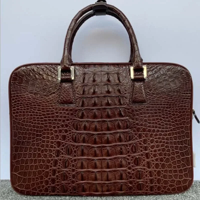 fanzunxing men handbag  man business one shoulder  crocodile men briefcase