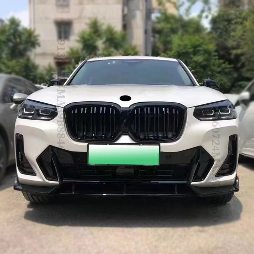 ABS素材のフロントグリルバンパー,BMW x3 x4 g01 g02 2022 2023 m,装飾