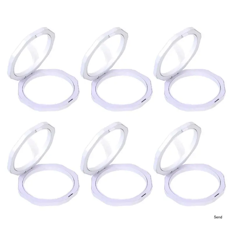 6pcs/set Suspense Jewelry Packaging Boxes 3D Floating Frame Jewelry Display Holder Multifunctional Jewelry Boxes