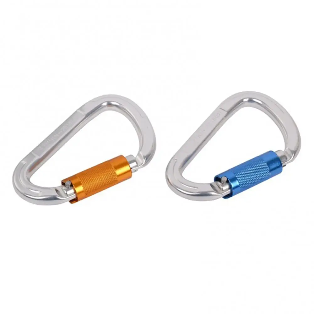 Rock Climbing Auto Locking Clip 25KN Carabiner for Rappelling Rescue Survival Camp Mountaineering Hook Outdoor Carabiner Hook