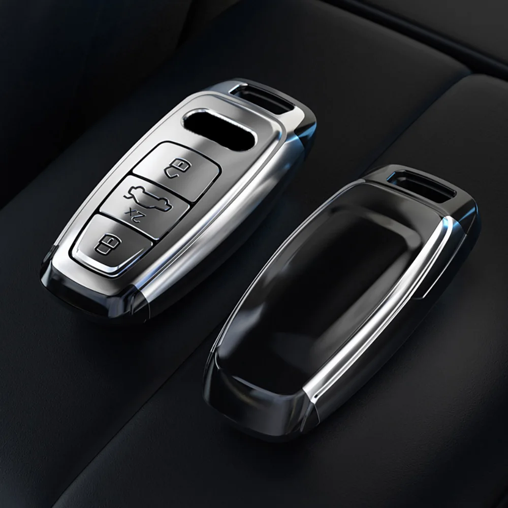 Coque de protection pour clé à distance de voiture, coque de protection pour Audi A3, A4, Horizon A7, A8, B9, C8, D5, 4K, S8, Q7, Q8, SQ8, E-tron, 2018, 2019, 2020, 2021