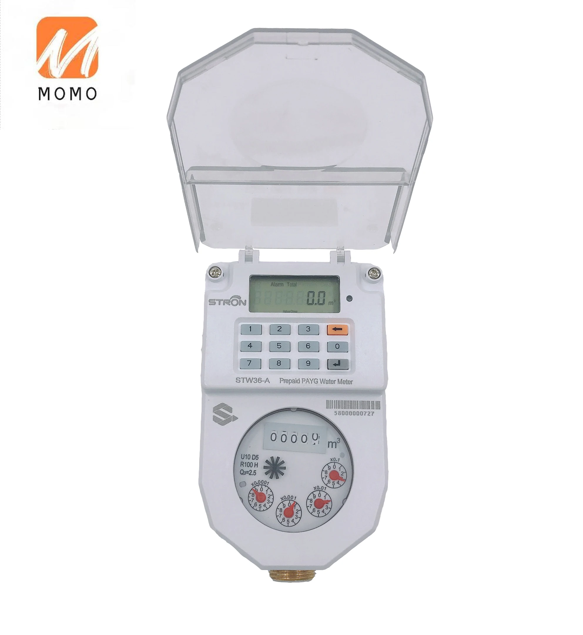 Standard Compliant Keypad Type Valve Controlled R100 Multi-jet Prepaid Water Meter