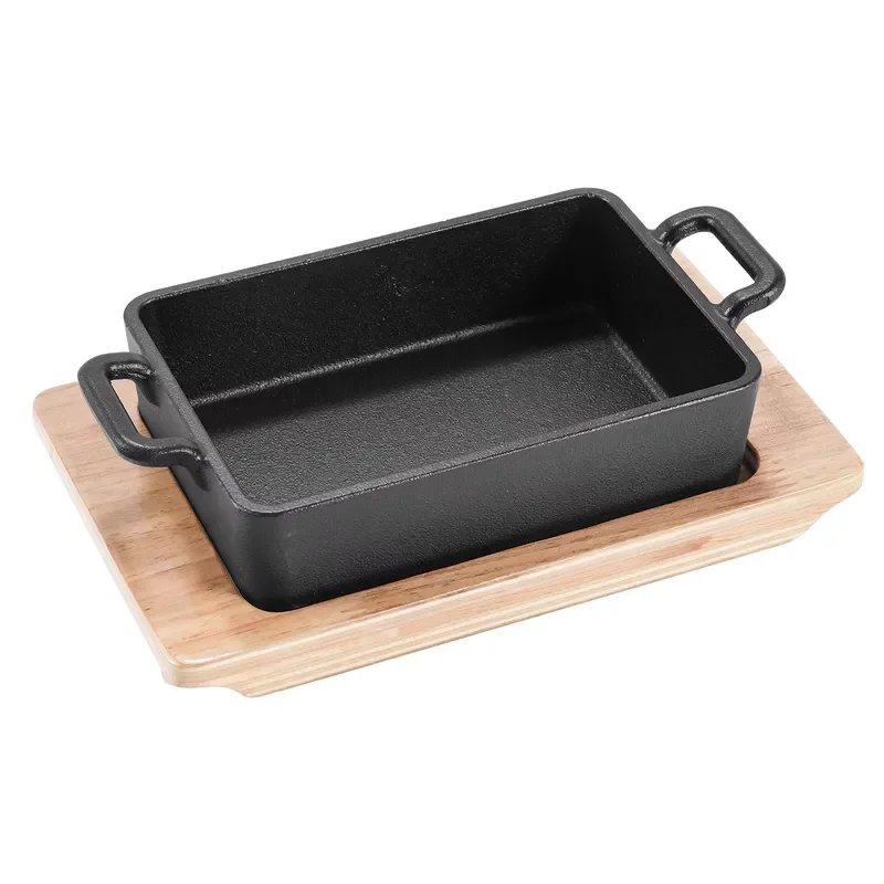 Custom Cast Iron Baking Pan Mold Durable Non Stick Cake Bread Loaf Tin Kitchen Bakeware Tool for Home Cooking Oven Safe Heavy