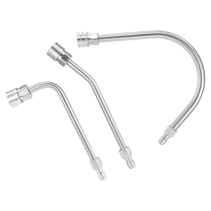 

A25F-удлинительная трубка для мойки высокого давления — насадка для очистки желобов — 30 ° , 90 ° , 120 ° Изогнутый стержень, быстрое соединение 1/4 дюйма