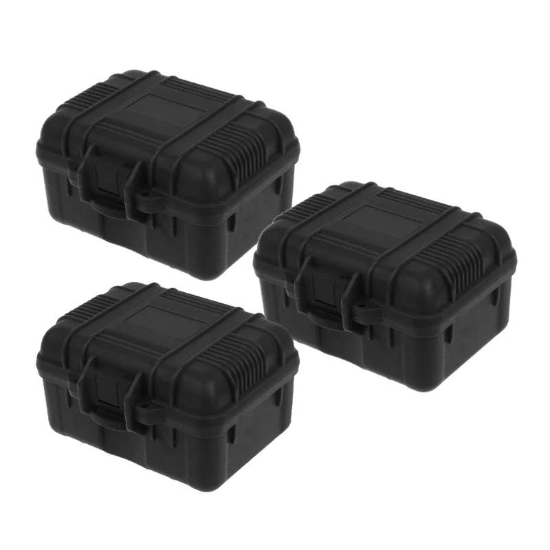 Set of 3 Impact-Resistant Watch Box Waterproof Watch Plastic Watch Storage Box ABS Material for Travel Watch