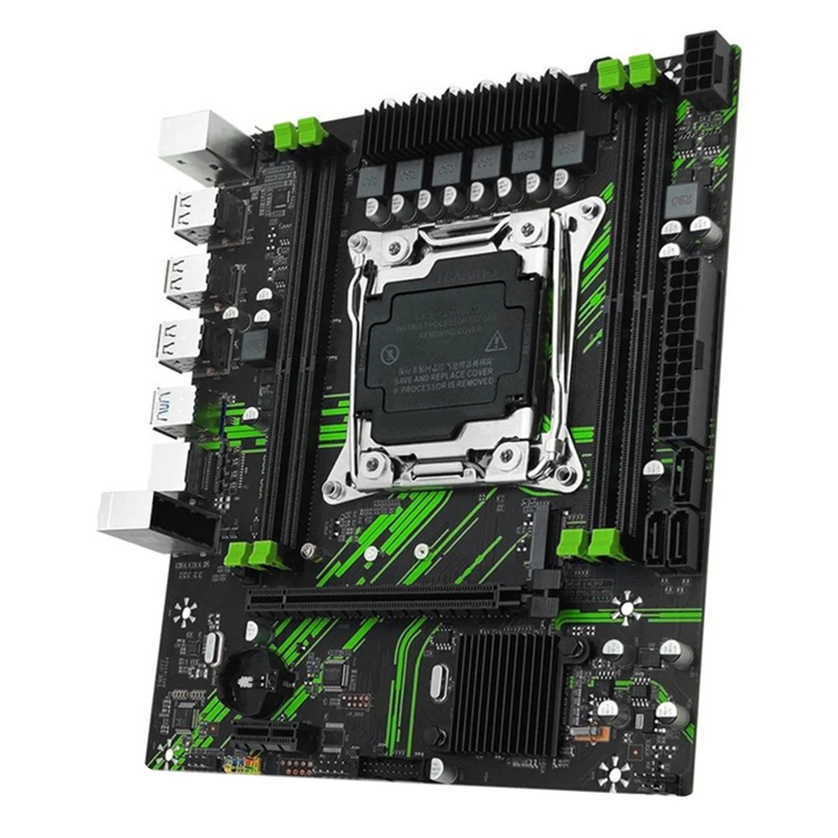 Placa base X99 PR9 de diseño duradero LGA 2011-3 compatible con CPU E5 26XX V3