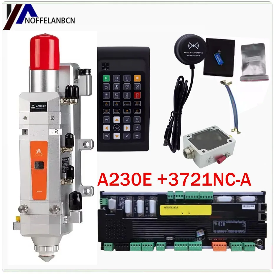 Laser cutting automatic focusing cutting head laser head A230E 3kw 3721NC-A control system for metal cutting machine