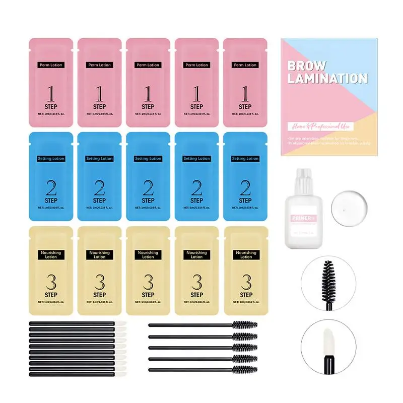 

Brow Lamination Kit Eyebrow Lamination Lift Kit Professional Instant Salon Use Brow Lift Lamination Kit For Fuller Brows