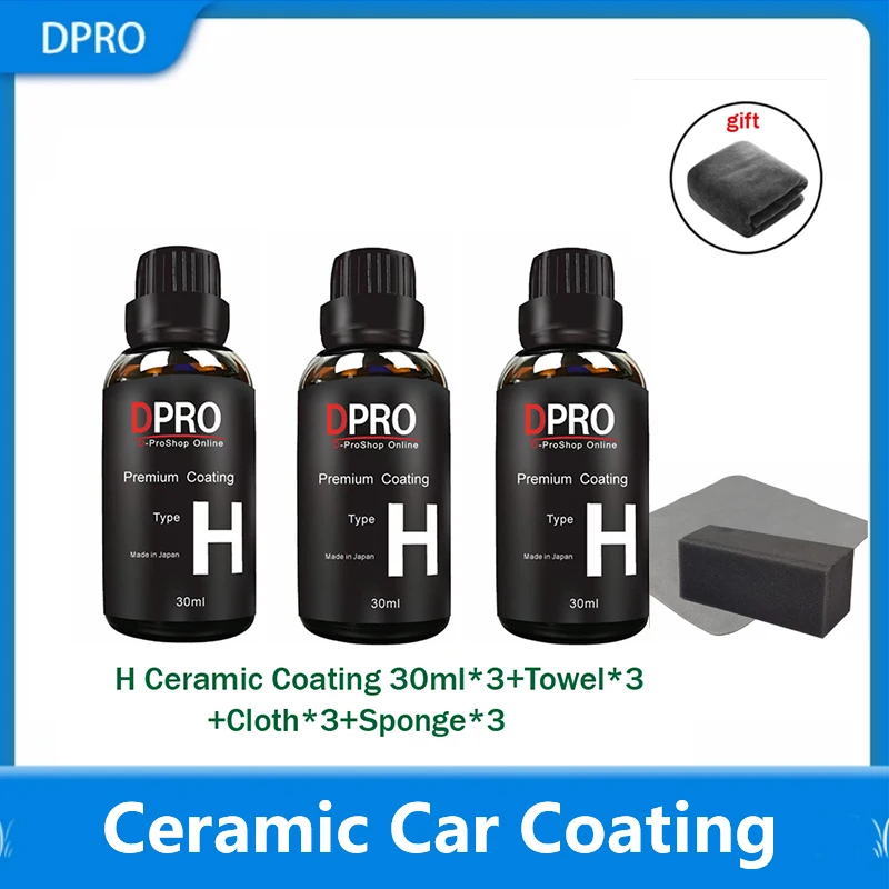 

9H Car Ceramic Coating Liquid Glass Nano Hydrophobic Wax Liquid Car Polish Nano Ceramics Paint Care Agent Auto Detailing