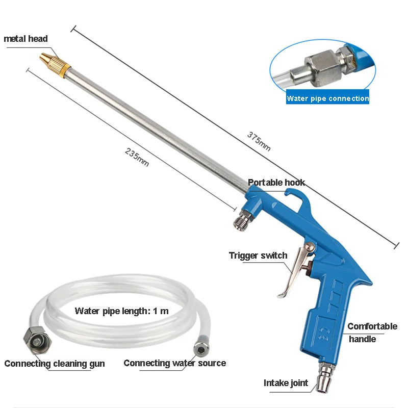 Air Power Engine Cleaner Tyre Cleaning Pneumatic Tool High Pressure Car Washer Water Gun Car Accessories