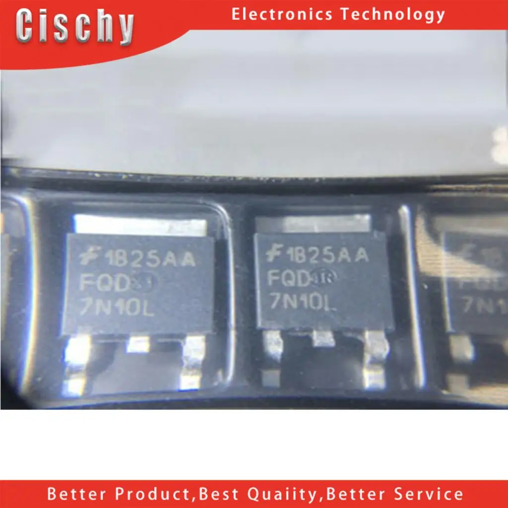 10pcs/lot FQD12N20L   FQD20N06 FQD7N10L FQD9N25 FQD13N10