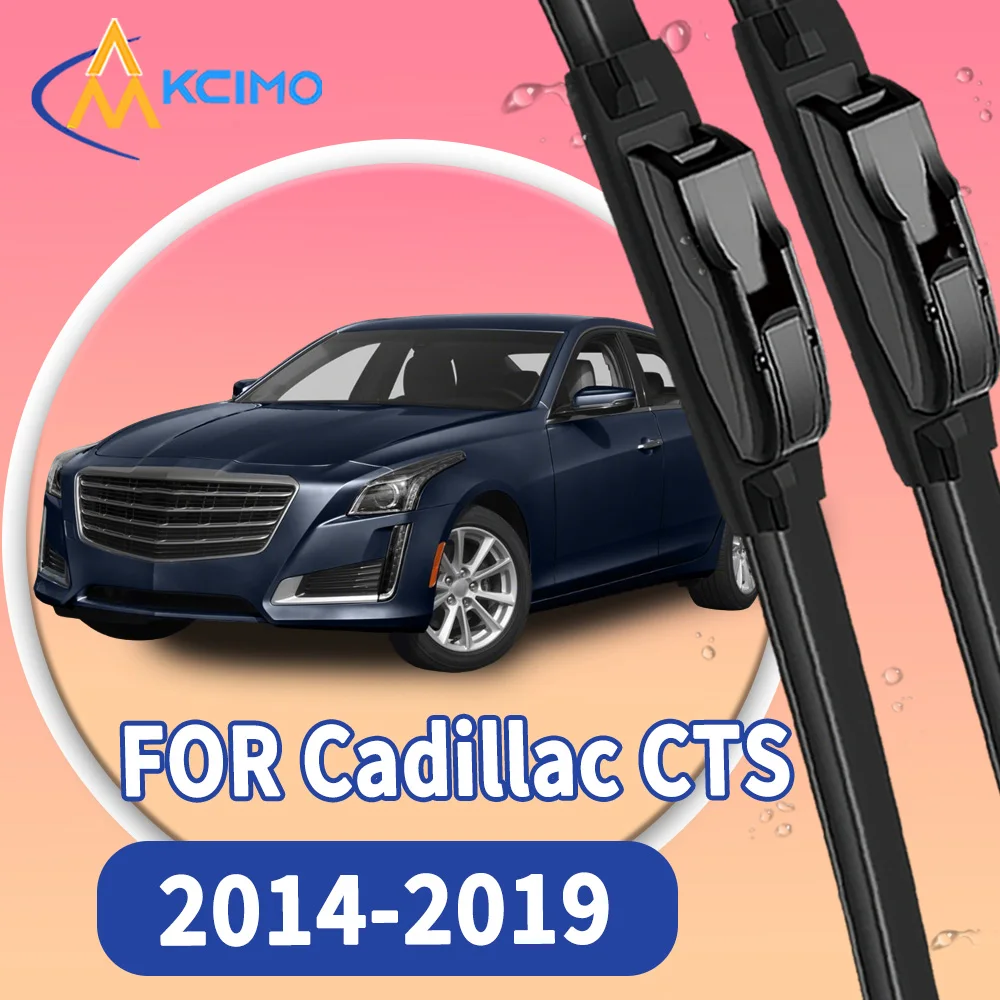 

High Quality 2pcs Windscreen Car Rain Brush Front Windshield Auto Wipers Perfect Fit for Cadillac CTS 2014–2019 Easy Install