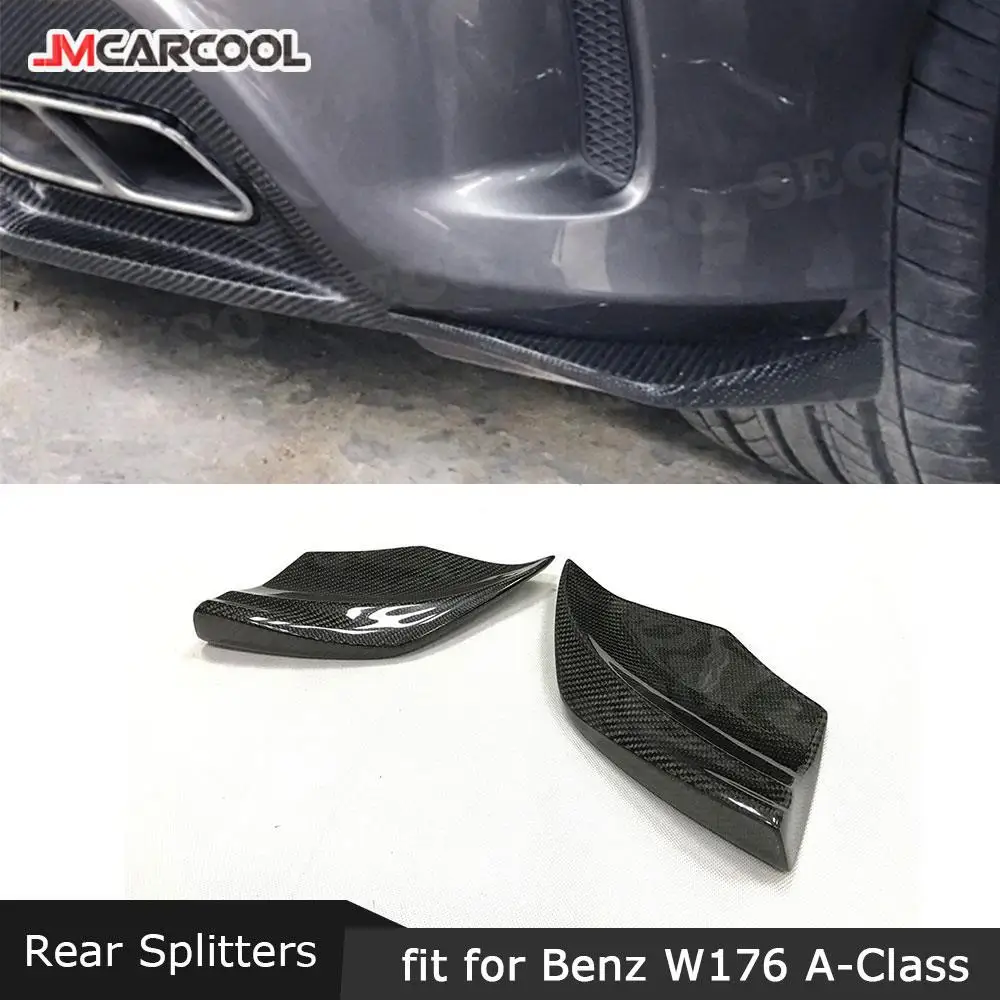 

Задний бампер из углеродного волокна, боковые разветвители для Mercedes W176 A180 A200 A250 A45 AMG 2013-2018 FRP, накладка на крыло