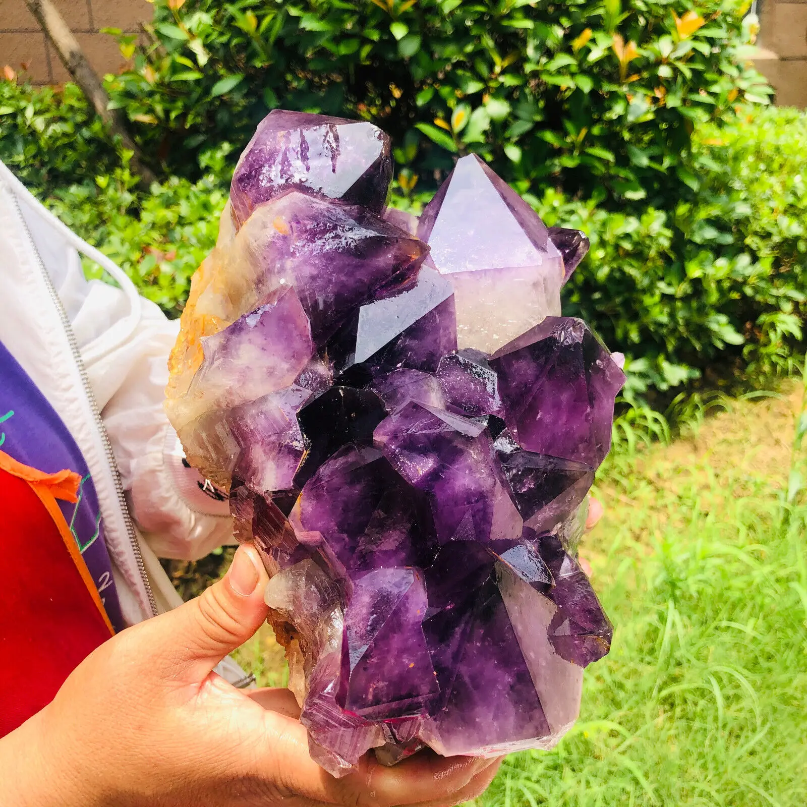 Natural Rock Quartz Crystal, Amethyst Cluster, Druzy Geode Sample, Healing