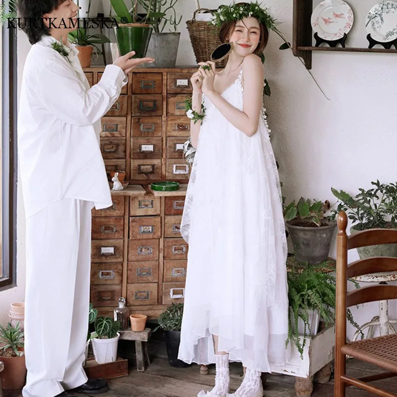 

Элегантные свадебные платья, модное платье на бретельках длиной до щиколотки, платье для дня рождения, простое свадебное платье, вечерние платья для женщин