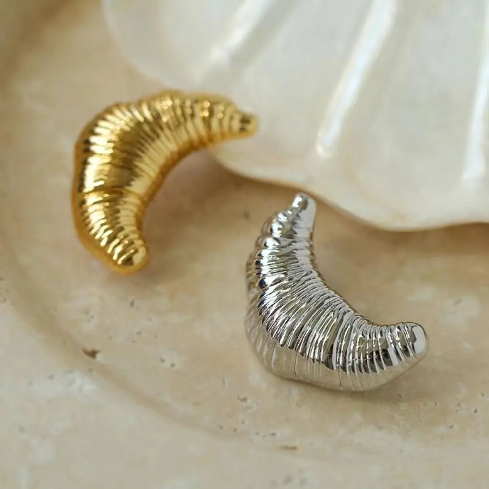 شخصية سبيكة الكرواسون بروش خمر الملابس المعدنية الفضية دبوس مجوهرات اكسسوارات شارة الذهب بروش الفتيات #3