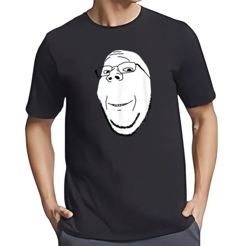 Soyjak soja Wojak soja divertido Meme sain Gapejak coton camiseta S 4XL