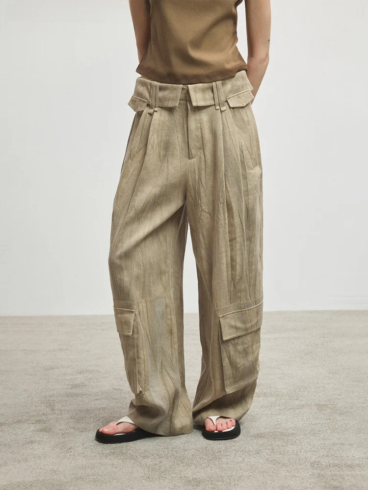 

Numberhere Casual Loose Fit Tie Dye Lightweight Breathable Soft to Skin Long Pants Women's Premium Faion