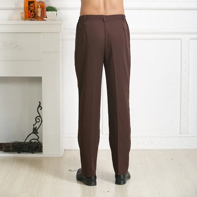 Men's Cleaning Pants Hotel Hotel Construction Site Work Clothes Cleaner Trousers Wear-resistant Brown Work Pants