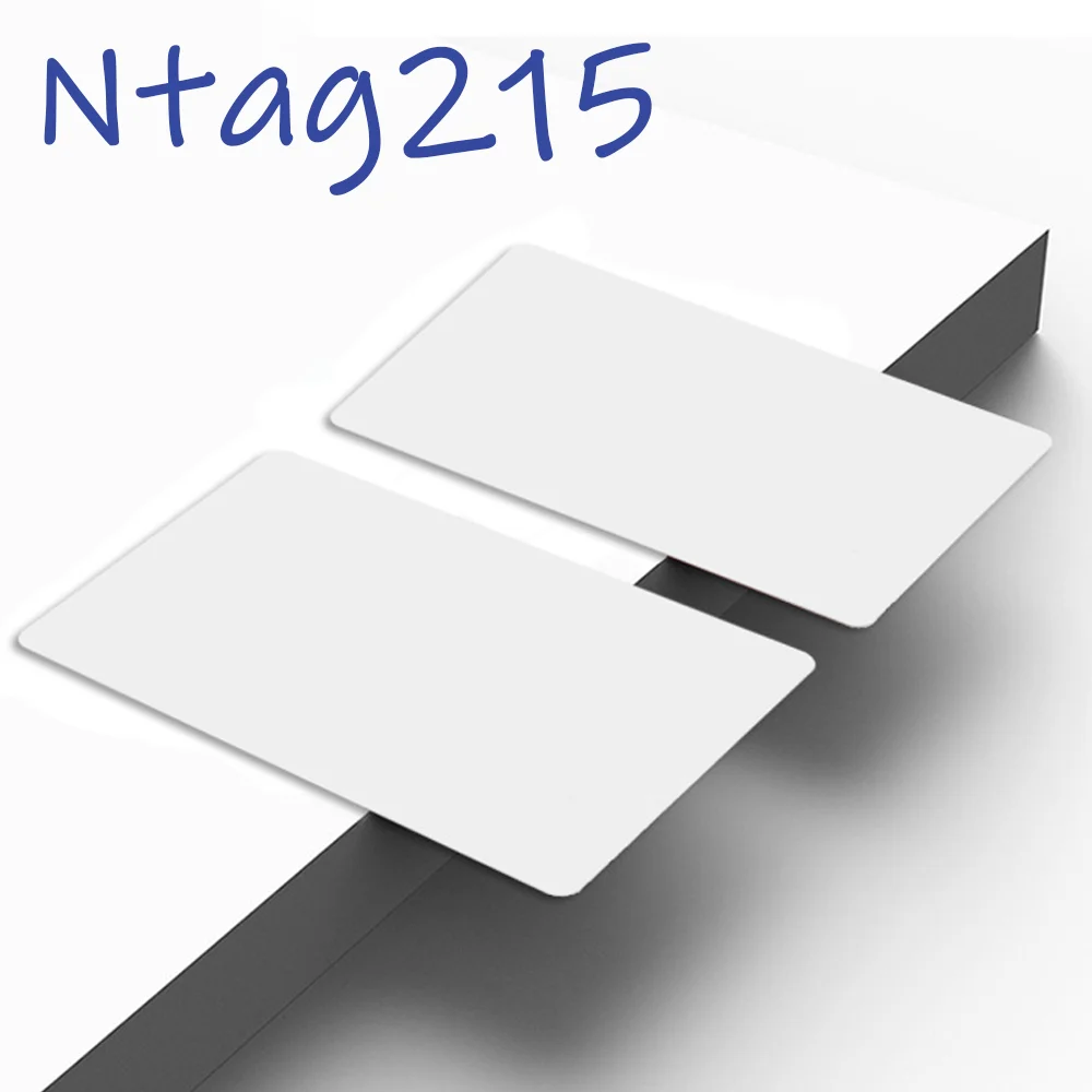 RFID Ntag215 Smart Chip Card NFC Key 504 Bytes PVC Tag ISO14443 IC Bluetooth Business Card Game URL Token Amibo Badge