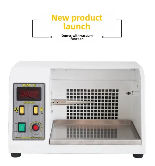 DM-8 Jewelry Polishing Machine, Vacuum Dust Collector with Variable Speed for Watch & Jade
