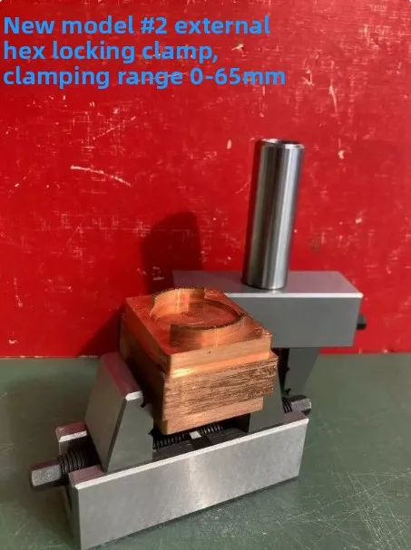 Spark machine copper male clip, concentric quick clip, flat mouth pliers, the third generation of outer hexagon locking