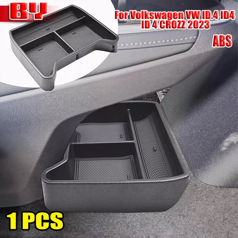 for Volkswagen VW ID.4 ID4 ID 4 CROZZ 2023 Car Center Console Armrest Lower Organize Storage Box Trims Tray Interior Accessories