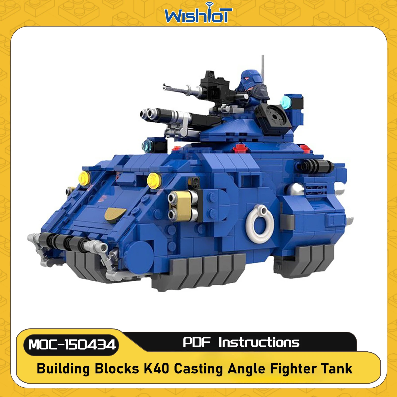 

MOC Hot Games Model Building Blocks Hammer Battle Tank Fighting Vehicle Weapons Classic Collection Bricks Toy Game Fans Gift