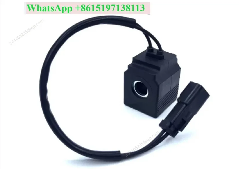 Pilot safety lock rotary solenoid valve coil, valve core 60 electronic valve assembly