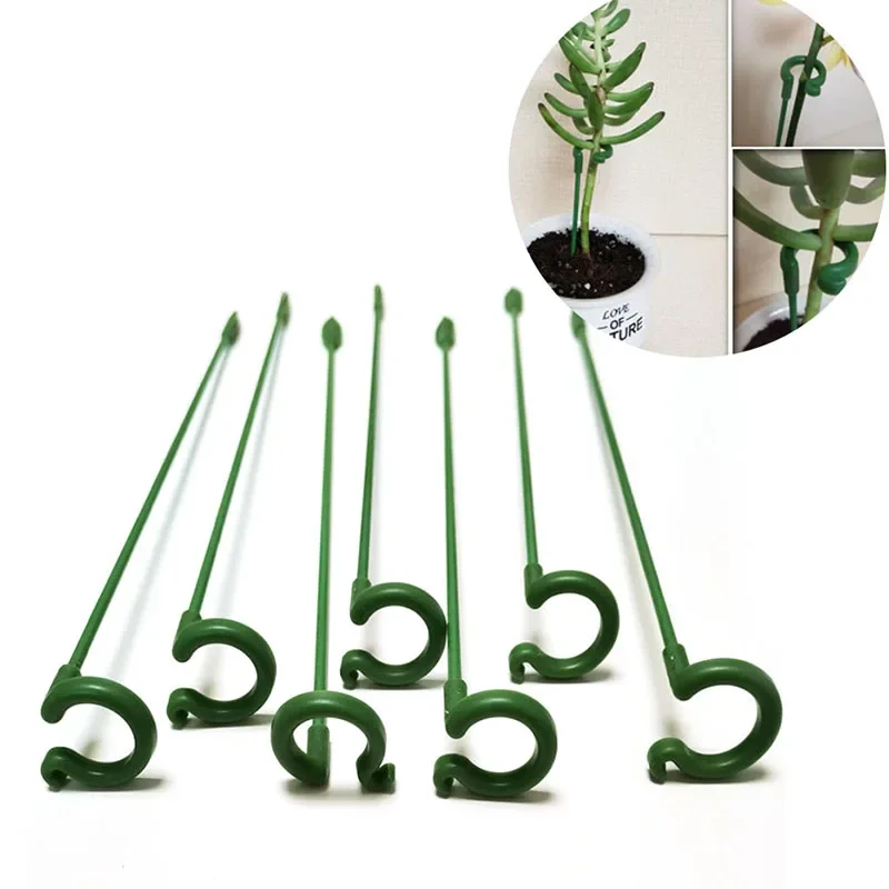 

5pcs/10pcs Plastic Plant Supports Flower Stand Reusable Protection Fixing Tool Gardening Supplies For Vegetable Holder Bracket