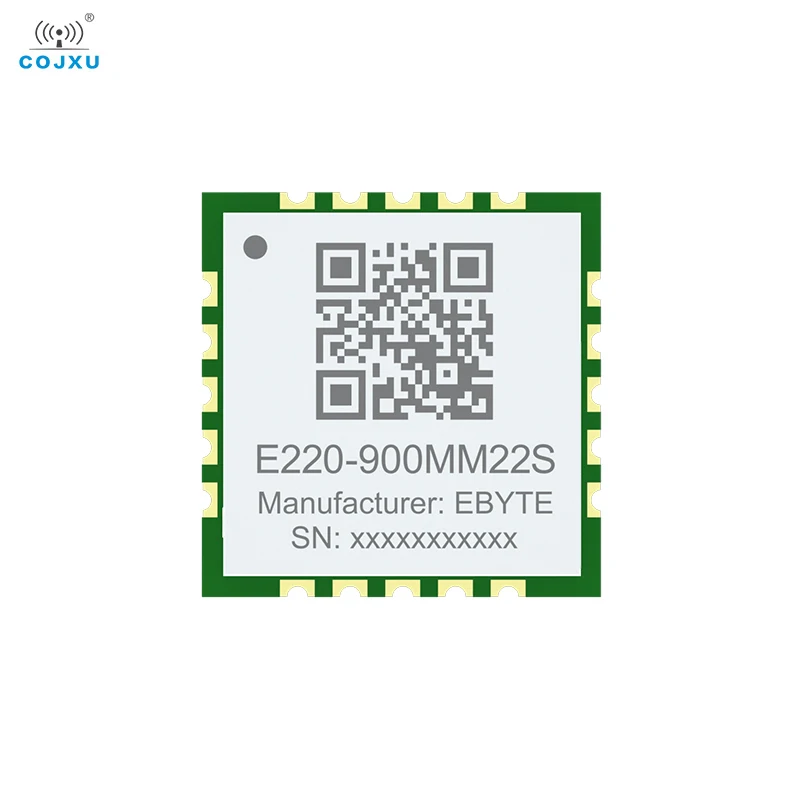 LLCC68 LoRa Wireless Module 868/915MHz SPI Ultra-Small Size 10*10mm COJXU E220-900MM22S Low Power Consumption 22dBm 5.5KM