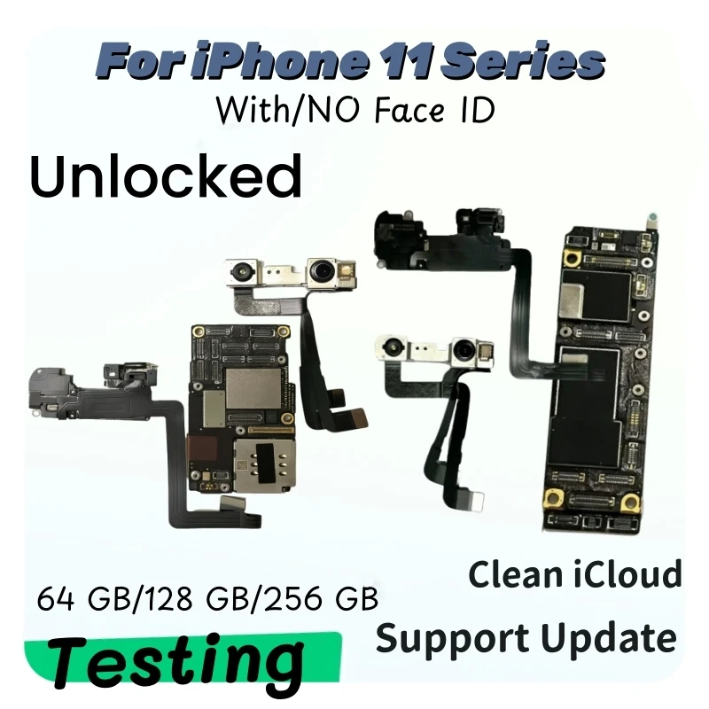 100% testado placa-mãe desbloqueada para iphone 11 11 pro 11pro